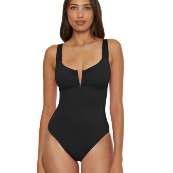 BECCA COLOR CODE 1PC V-WIRE Viviana Plunge | M & L | BLACK - Picture 1 of 11